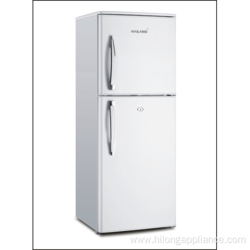 Double Door Top-Mounted Refrigerator Fridge With Compressor